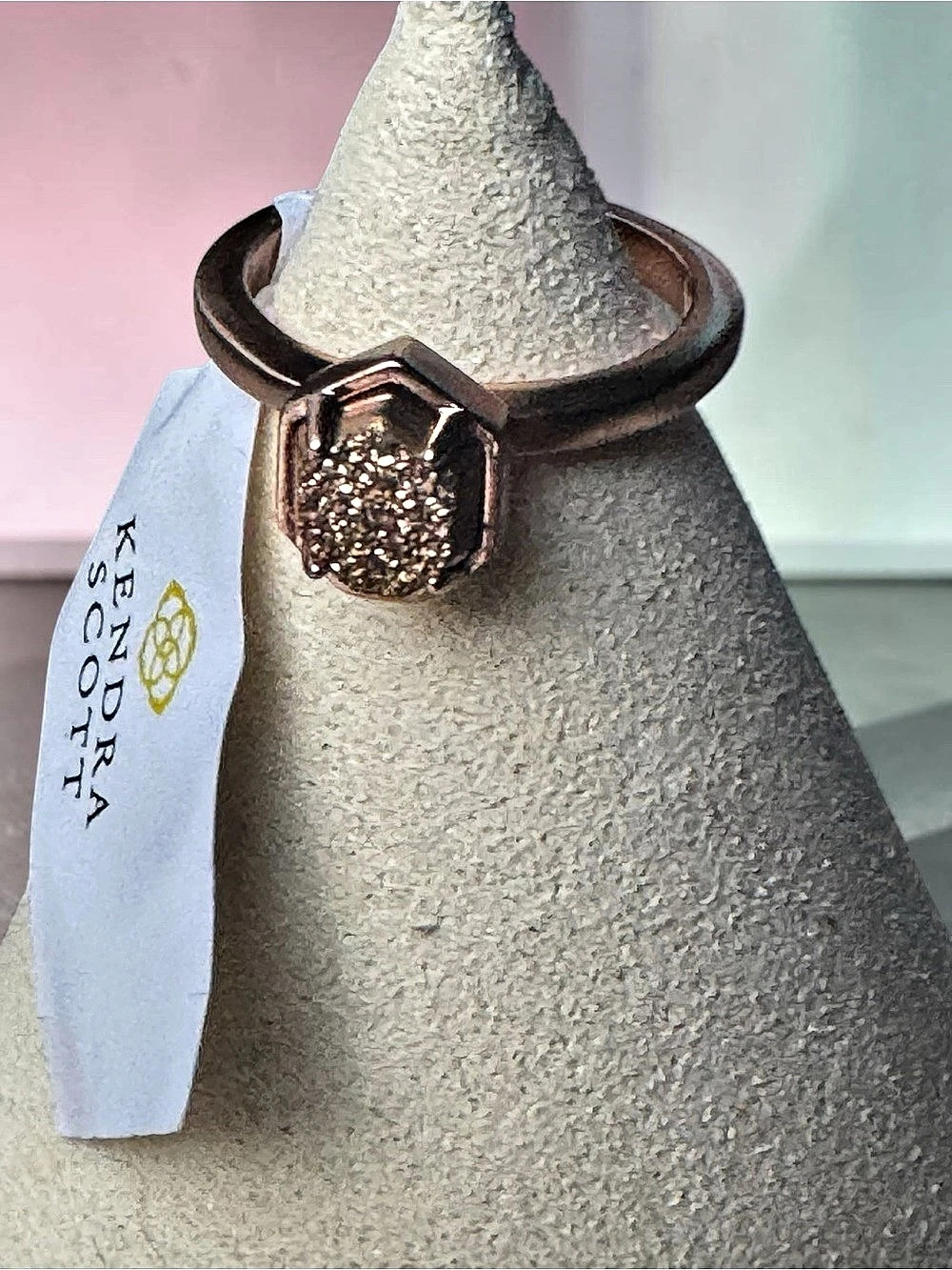 Kendra Scott Cailin Ring Rose Gold Size 7